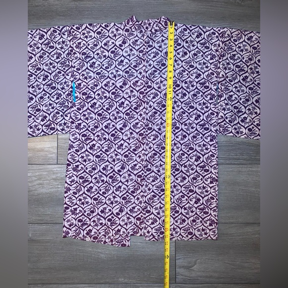 VGUC Beautiful Vintage Handmade Traditional Haori Jacket Kimono Floral Silk(?) - Picture 6 of 16